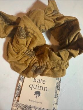 kate quinn Mustard Printed Fabric Motorcycle headband